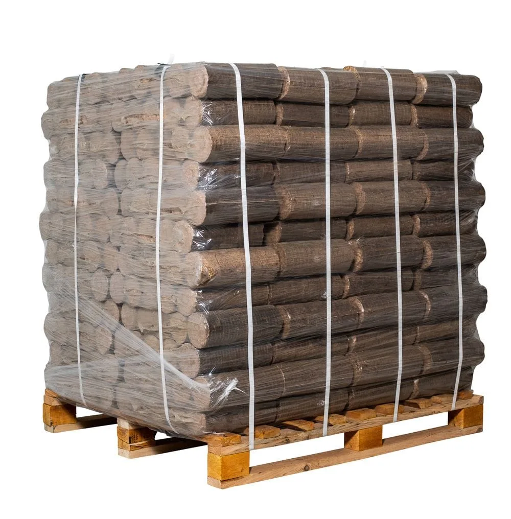 NESTRO Hartholzbriketts Eiche – Palette mit 96 Packungen à 10 kg