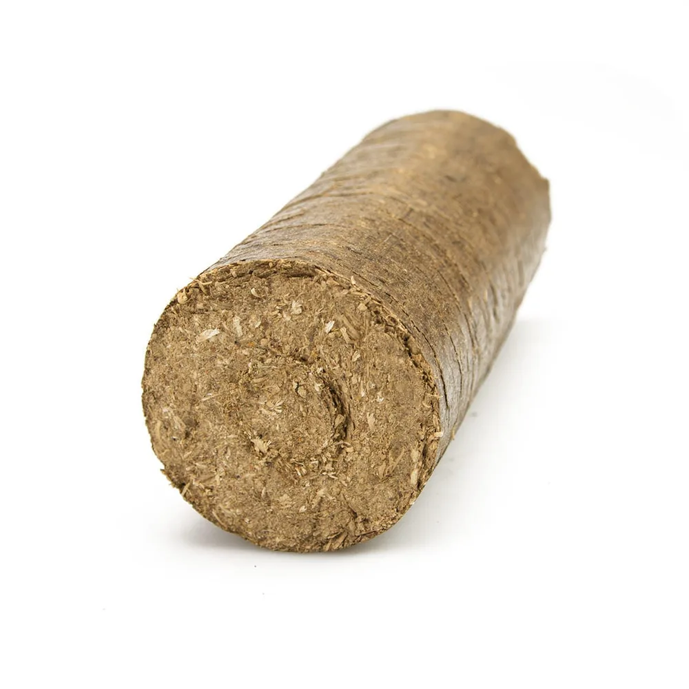NESTRO Hartholzbriketts rund – Buche/Eiche – Palette mit 96 Packungen à 10 kg