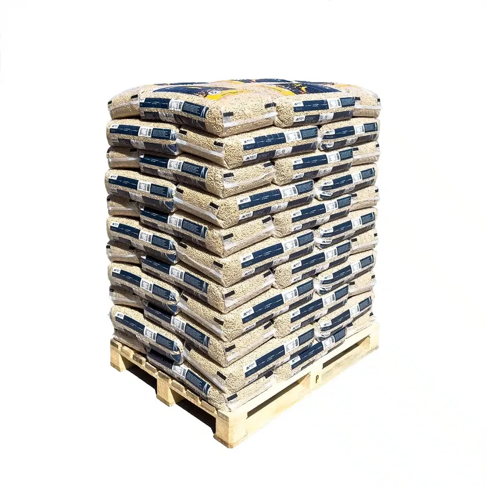 MERCER Nadelholz-Pellets – Palette mit 66 Säcken à 15 kg