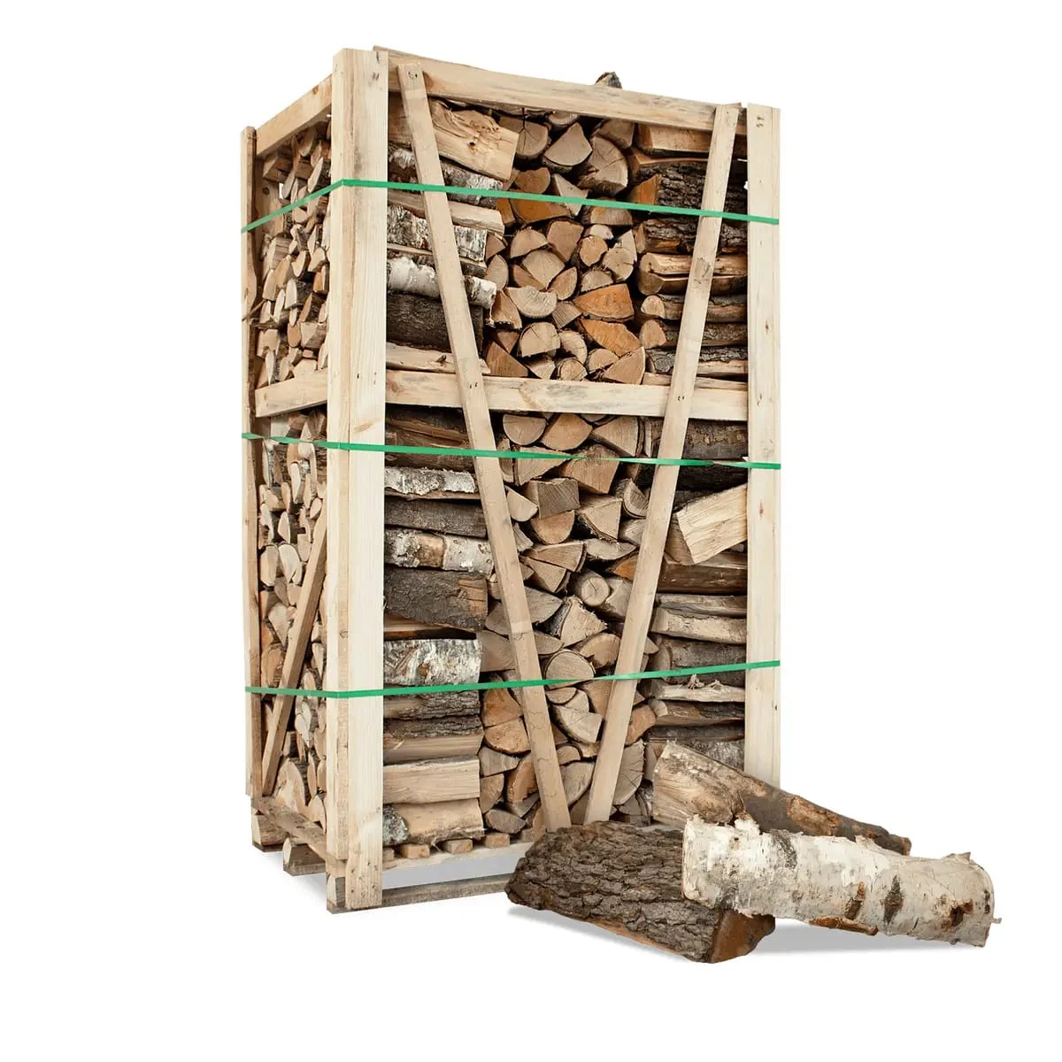 Heizfuxx Brennholz Hartholz-Mix – 33 cm – 1,8 RM